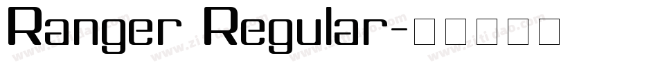 Ranger Regular字体转换